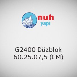 G2400 Düzblok 60.25.07,5 (CM)